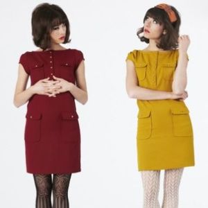 Dear Creatures Retro Yellow Dress